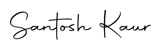 Looking for an artistic signature for Santosh Kaur? The Autography-DOLnW calligraphy style gives a sophisticated flow suitable for business cards and emails. Santosh Kaur signature style 10 images and pictures png