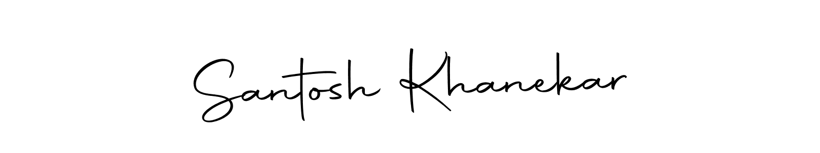 Make a short Santosh Khanekar signature style. Manage your documents anywhere anytime using Autography-DOLnW. Create and add eSignatures, submit forms, share and send files easily. Santosh Khanekar signature style 10 images and pictures png