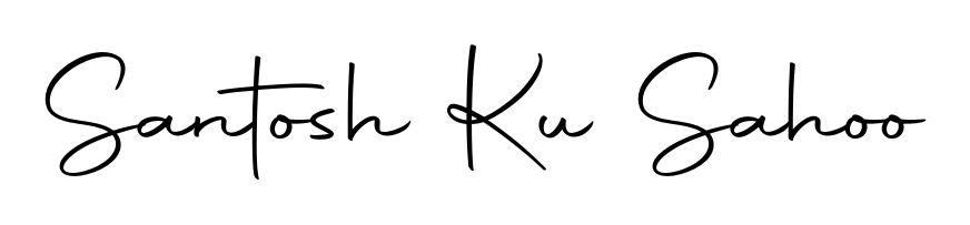 A timeless handwritten aesthetic for Santosh Ku Sahoo. The Autography-DOLnW font gives your signature a handcrafted feel with natural curves. Santosh Ku Sahoo signature style 10 images and pictures png