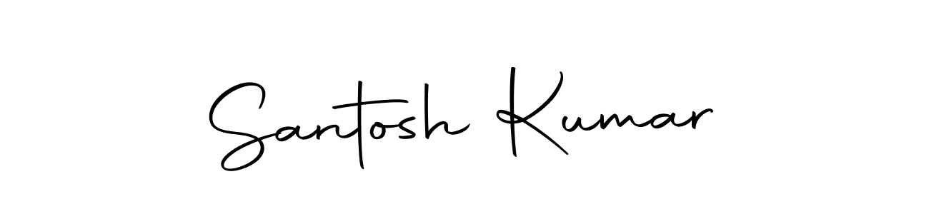 Make a beautiful signature design for name Santosh Kumar. Use this online signature maker to create a handwritten signature for free. Santosh Kumar signature style 10 images and pictures png