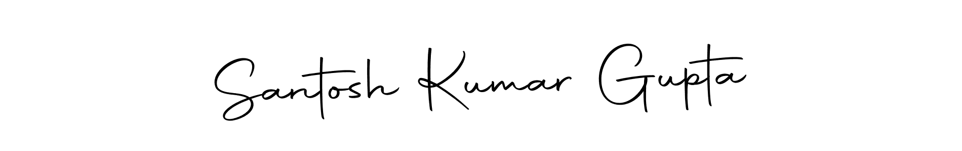 Make a beautiful signature design for name Santosh Kumar Gupta. Use this online signature maker to create a handwritten signature for free. Santosh Kumar Gupta signature style 10 images and pictures png