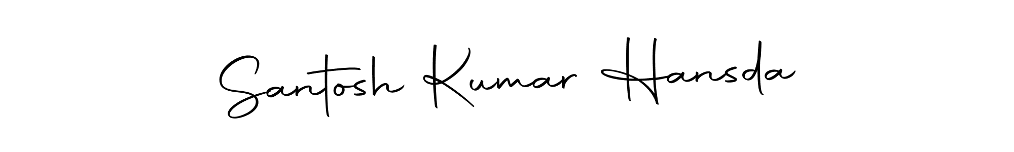 Autography-DOLnW is a professional signature style that is perfect for those who want to add a touch of class to their signature. It is also a great choice for those who want to make their signature more unique. Get Santosh Kumar Hansda name to fancy signature for free. Santosh Kumar Hansda signature style 10 images and pictures png
