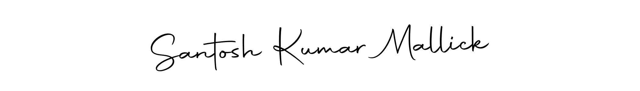 Create a beautiful signature design for name Santosh Kumar Mallick. With this signature (Autography-DOLnW) fonts, you can make a handwritten signature for free. Santosh Kumar Mallick signature style 10 images and pictures png