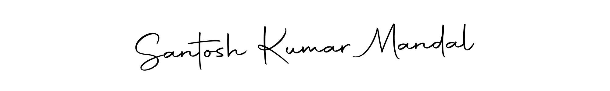 The best way (Autography-DOLnW) to make a short signature is to pick only two or three words in your name. The name Santosh Kumar Mandal include a total of six letters. For converting this name. Santosh Kumar Mandal signature style 10 images and pictures png