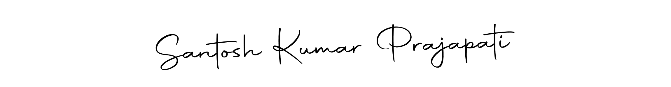 Make a short Santosh Kumar Prajapati signature style. Manage your documents anywhere anytime using Autography-DOLnW. Create and add eSignatures, submit forms, share and send files easily. Santosh Kumar Prajapati signature style 10 images and pictures png