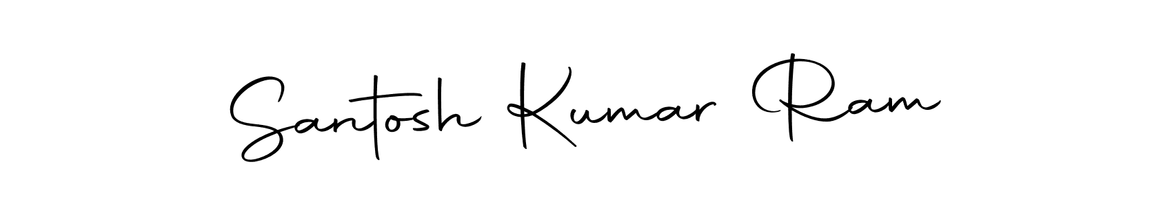 Make a beautiful signature design for name Santosh Kumar Ram. Use this online signature maker to create a handwritten signature for free. Santosh Kumar Ram signature style 10 images and pictures png