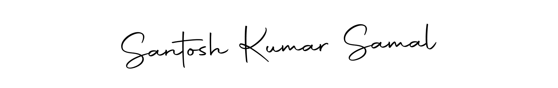 The best way (Autography-DOLnW) to make a short signature is to pick only two or three words in your name. The name Santosh Kumar Samal include a total of six letters. For converting this name. Santosh Kumar Samal signature style 10 images and pictures png