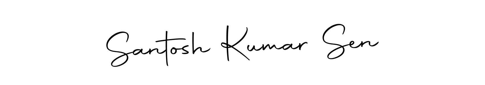 Use a signature maker to create a handwritten signature online. With this signature software, you can design (Autography-DOLnW) your own signature for name Santosh Kumar Sen. Santosh Kumar Sen signature style 10 images and pictures png