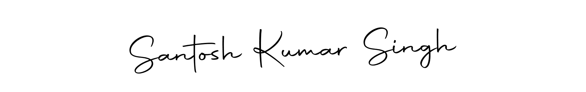 Design your own signature with our free online signature maker. With this signature software, you can create a handwritten (Autography-DOLnW) signature for name Santosh Kumar Singh. Santosh Kumar Singh signature style 10 images and pictures png