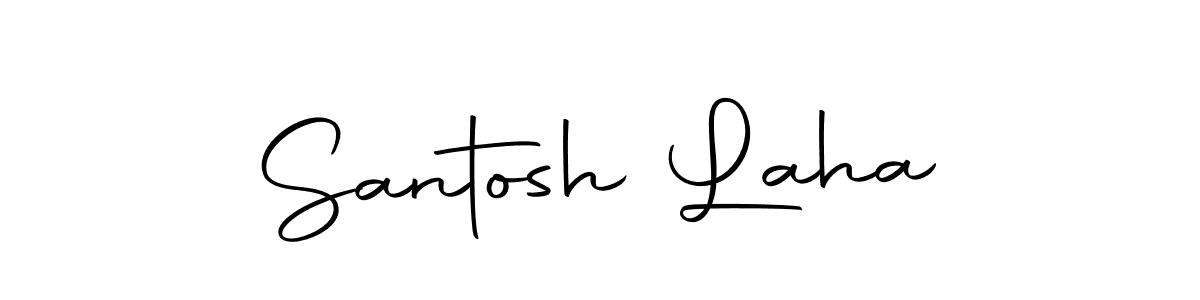 Santosh Laha stylish signature style. Best Handwritten Sign (Autography-DOLnW) for my name. Handwritten Signature Collection Ideas for my name Santosh Laha. Santosh Laha signature style 10 images and pictures png