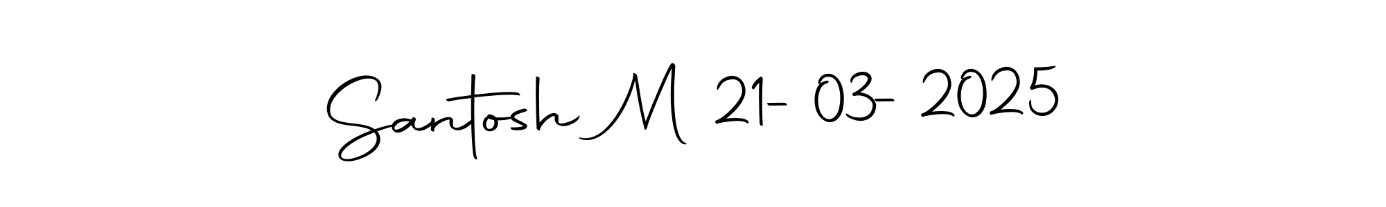 How to Draw Santosh M 21-03-2025 signature style? Autography-DOLnW is a latest design signature styles for name Santosh M 21-03-2025. Santosh M 21-03-2025 signature style 10 images and pictures png