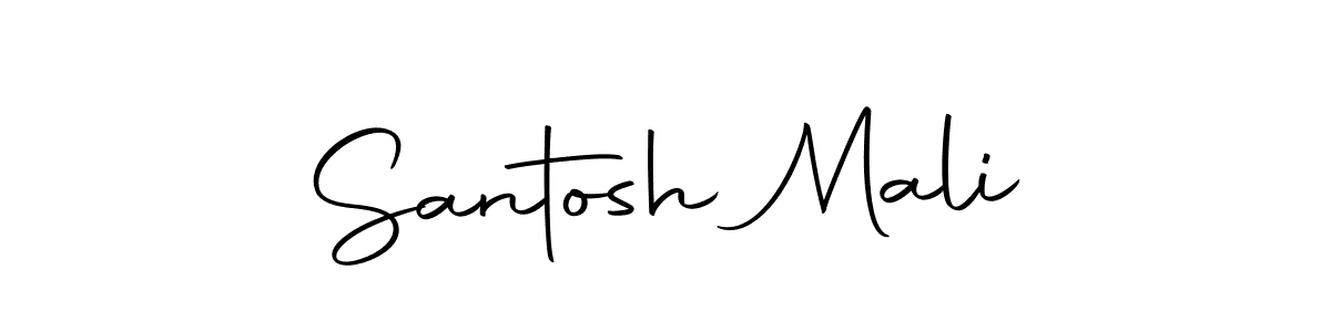 Create a beautiful signature design for name Santosh Mali. With this signature (Autography-DOLnW) fonts, you can make a handwritten signature for free. Santosh Mali signature style 10 images and pictures png