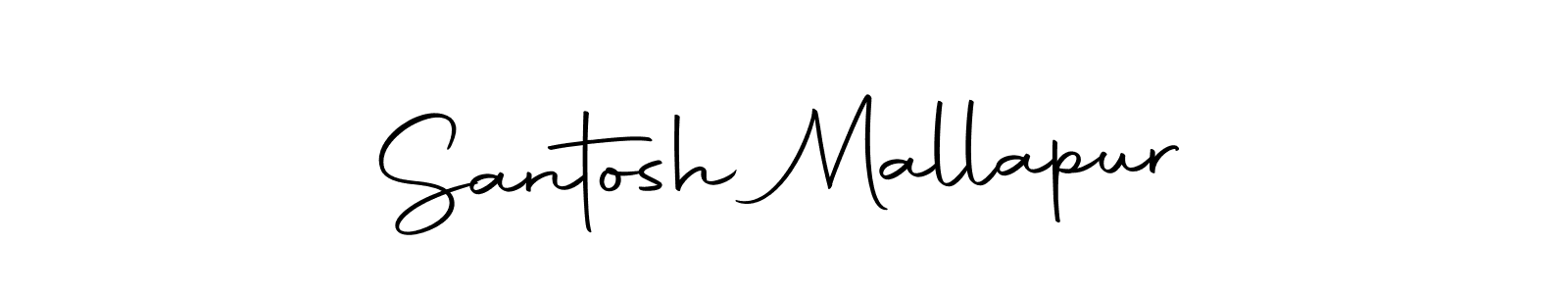 Similarly Autography-DOLnW is the best handwritten signature design. Signature creator online .You can use it as an online autograph creator for name Santosh Mallapur. Santosh Mallapur signature style 10 images and pictures png