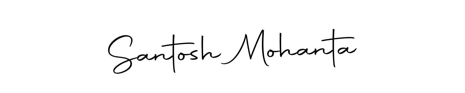Make a beautiful signature design for name Santosh Mohanta. With this signature (Autography-DOLnW) style, you can create a handwritten signature for free. Santosh Mohanta signature style 10 images and pictures png