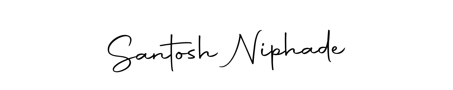 Make a beautiful signature design for name Santosh Niphade. With this signature (Autography-DOLnW) style, you can create a handwritten signature for free. Santosh Niphade signature style 10 images and pictures png