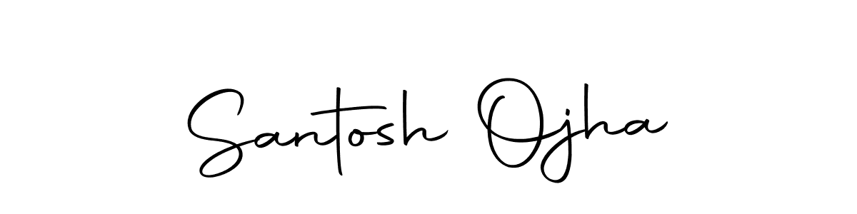 Create a beautiful signature design for name Santosh Ojha. With this signature (Autography-DOLnW) fonts, you can make a handwritten signature for free. Santosh Ojha signature style 10 images and pictures png