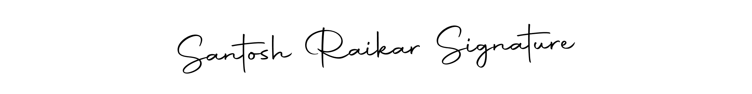 Create a beautiful signature design for name Santosh Raikar Signature. With this signature (Autography-DOLnW) fonts, you can make a handwritten signature for free. Santosh Raikar Signature signature style 10 images and pictures png