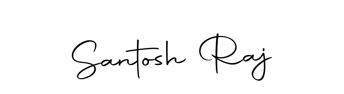 Make a beautiful signature design for name Santosh Raj. With this signature (Autography-DOLnW) style, you can create a handwritten signature for free. Santosh Raj signature style 10 images and pictures png