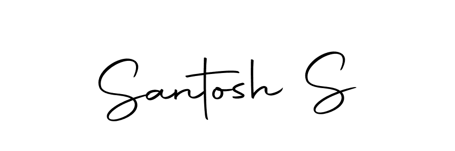 if you are searching for the best signature style for your name Santosh S. so please give up your signature search. here we have designed multiple signature styles  using Autography-DOLnW. Santosh S signature style 10 images and pictures png