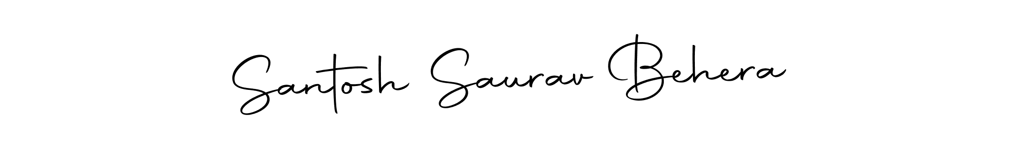 Make a beautiful signature design for name Santosh Saurav Behera. With this signature (Autography-DOLnW) style, you can create a handwritten signature for free. Santosh Saurav Behera signature style 10 images and pictures png