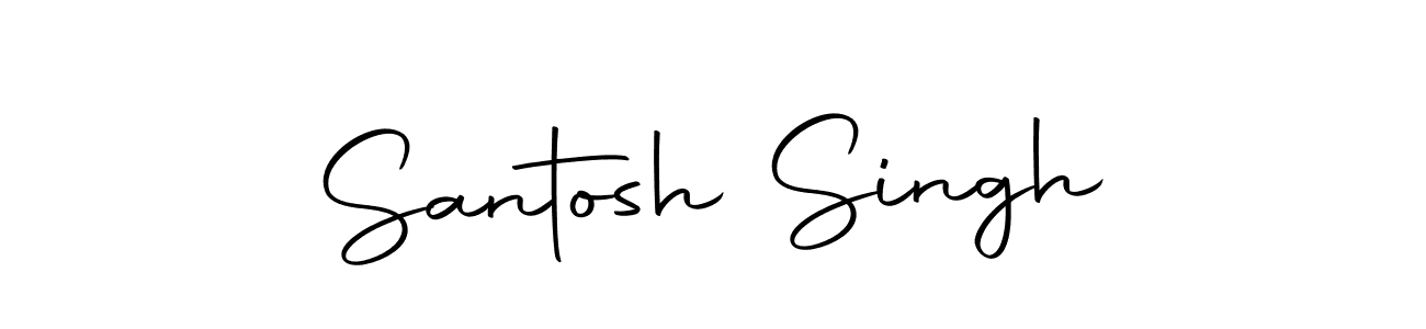 Make a beautiful signature design for name Santosh Singh. With this signature (Autography-DOLnW) style, you can create a handwritten signature for free. Santosh Singh signature style 10 images and pictures png