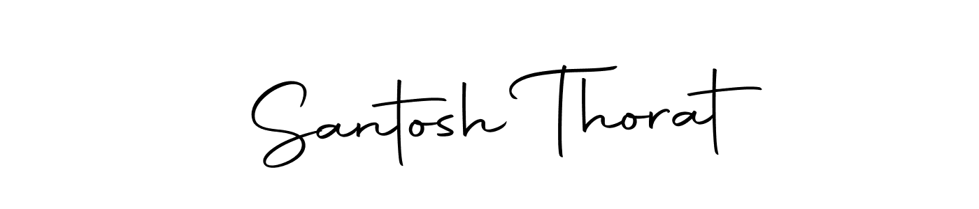 Create a beautiful signature design for name Santosh Thorat. With this signature (Autography-DOLnW) fonts, you can make a handwritten signature for free. Santosh Thorat signature style 10 images and pictures png