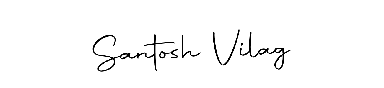 How to make Santosh Vilag signature? Autography-DOLnW is a professional autograph style. Create handwritten signature for Santosh Vilag name. Santosh Vilag signature style 10 images and pictures png