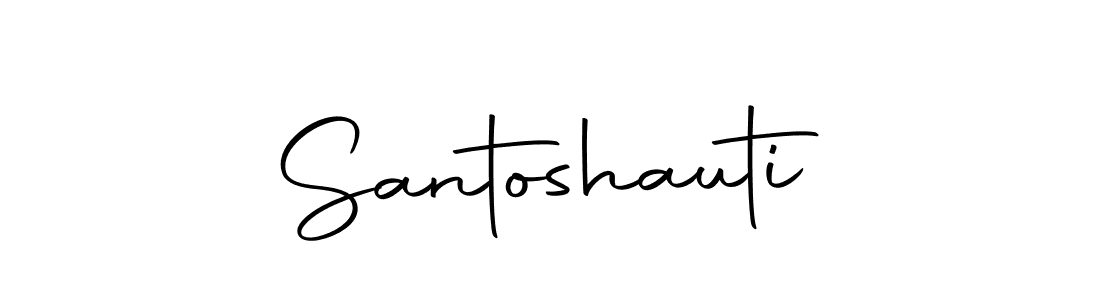 How to make Santoshauti signature? Autography-DOLnW is a professional autograph style. Create handwritten signature for Santoshauti name. Santoshauti signature style 10 images and pictures png