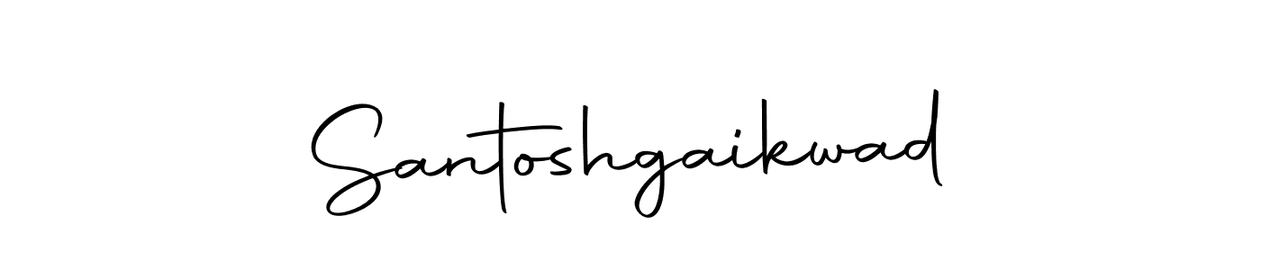 Use a signature maker to create a handwritten signature online. With this signature software, you can design (Autography-DOLnW) your own signature for name Santoshgaikwad. Santoshgaikwad signature style 10 images and pictures png