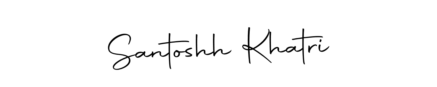 if you are searching for the best signature style for your name Santoshh Khatri. so please give up your signature search. here we have designed multiple signature styles  using Autography-DOLnW. Santoshh Khatri signature style 10 images and pictures png