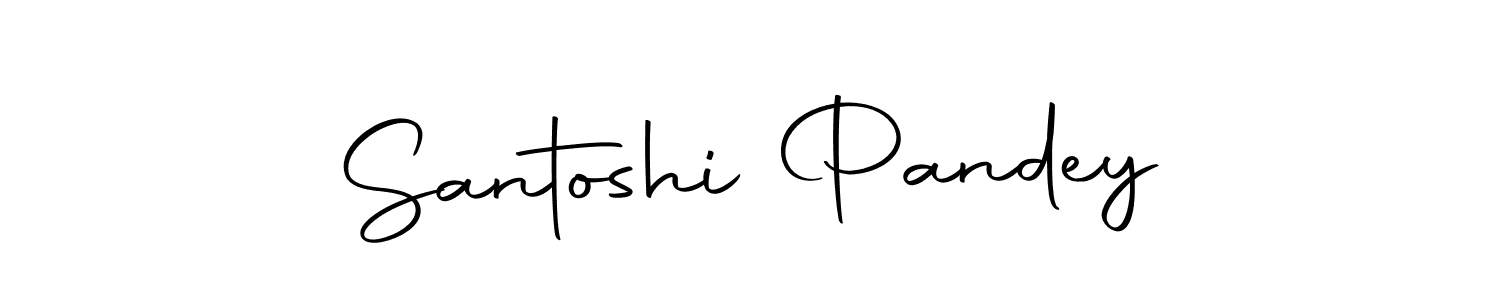 Use a signature maker to create a handwritten signature online. With this signature software, you can design (Autography-DOLnW) your own signature for name Santoshi Pandey. Santoshi Pandey signature style 10 images and pictures png