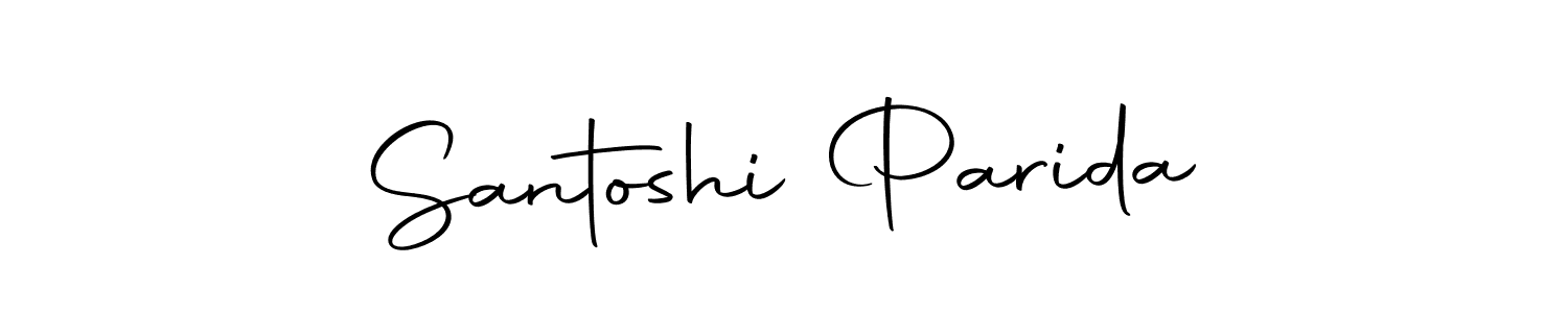 Use a signature maker to create a handwritten signature online. With this signature software, you can design (Autography-DOLnW) your own signature for name Santoshi Parida. Santoshi Parida signature style 10 images and pictures png