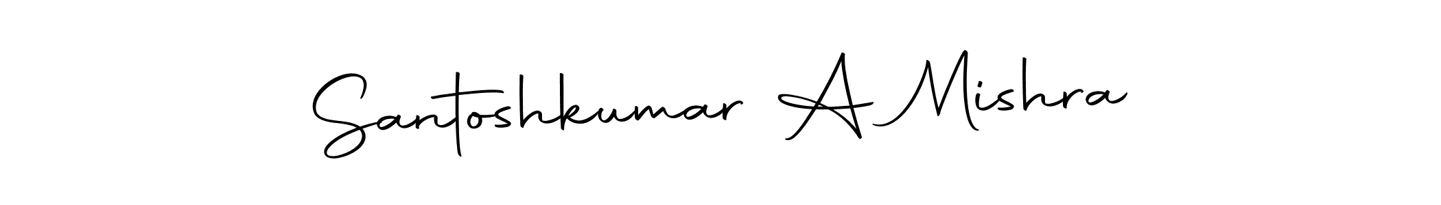 Create a beautiful signature design for name Santoshkumar A Mishra. With this signature (Autography-DOLnW) fonts, you can make a handwritten signature for free. Santoshkumar A Mishra signature style 10 images and pictures png