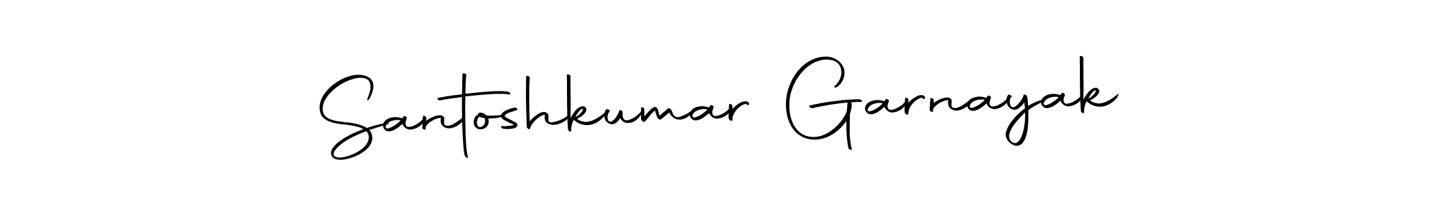 Also we have Santoshkumar Garnayak name is the best signature style. Create professional handwritten signature collection using Autography-DOLnW autograph style. Santoshkumar Garnayak signature style 10 images and pictures png