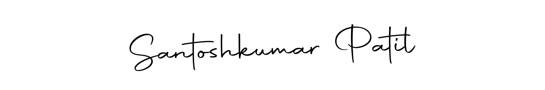 Make a beautiful signature design for name Santoshkumar Patil. With this signature (Autography-DOLnW) style, you can create a handwritten signature for free. Santoshkumar Patil signature style 10 images and pictures png