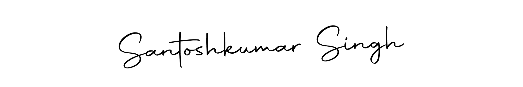 Design your own signature with our free online signature maker. With this signature software, you can create a handwritten (Autography-DOLnW) signature for name Santoshkumar Singh. Santoshkumar Singh signature style 10 images and pictures png