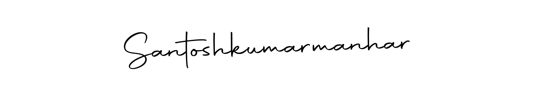 Make a beautiful signature design for name Santoshkumarmanhar. With this signature (Autography-DOLnW) style, you can create a handwritten signature for free. Santoshkumarmanhar signature style 10 images and pictures png