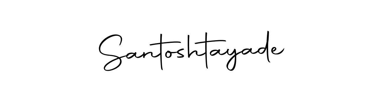 Use a signature maker to create a handwritten signature online. With this signature software, you can design (Autography-DOLnW) your own signature for name Santoshtayade. Santoshtayade signature style 10 images and pictures png