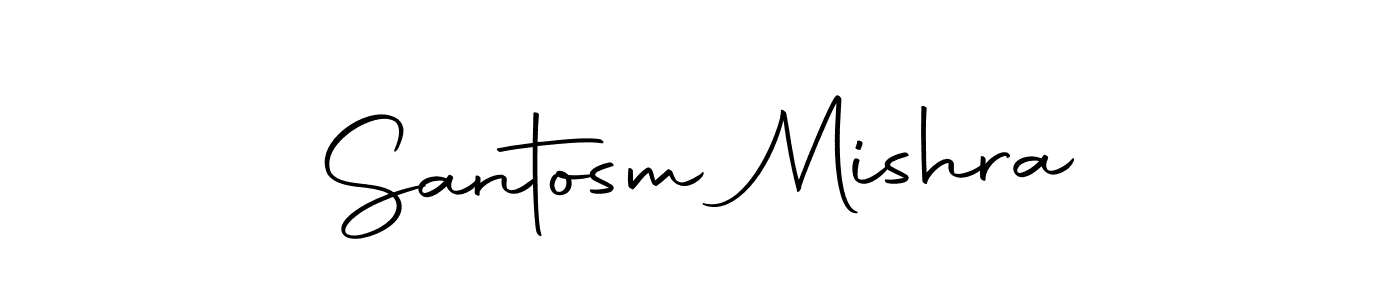 Make a beautiful signature design for name Santosm Mishra. With this signature (Autography-DOLnW) style, you can create a handwritten signature for free. Santosm Mishra signature style 10 images and pictures png