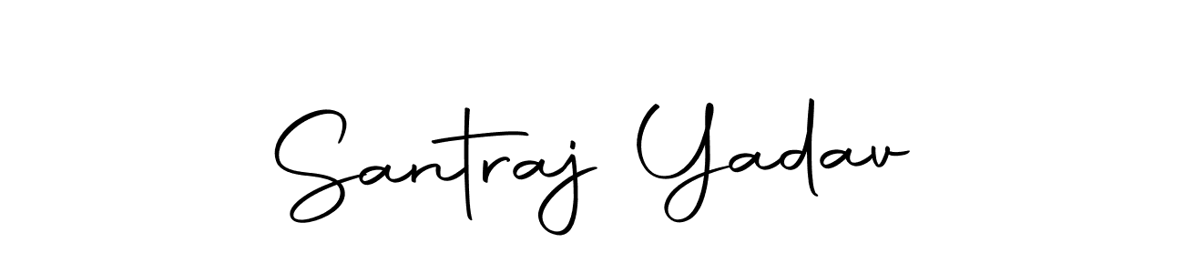 The best way (Autography-DOLnW) to make a short signature is to pick only two or three words in your name. The name Santraj Yadav include a total of six letters. For converting this name. Santraj Yadav signature style 10 images and pictures png