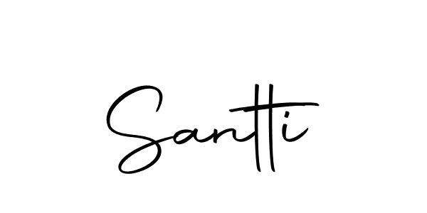 How to make Santti signature? Autography-DOLnW is a professional autograph style. Create handwritten signature for Santti name. Santti signature style 10 images and pictures png