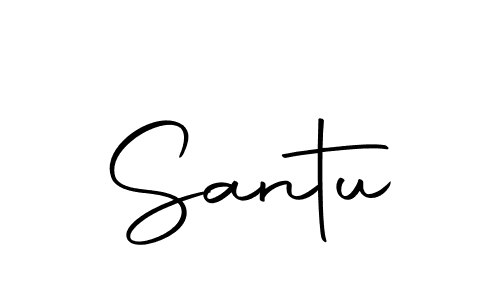 Use a signature maker to create a handwritten signature online. With this signature software, you can design (Autography-DOLnW) your own signature for name Santu. Santu signature style 10 images and pictures png