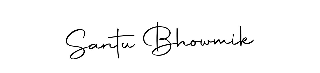 How to make Santu Bhowmik signature? Autography-DOLnW is a professional autograph style. Create handwritten signature for Santu Bhowmik name. Santu Bhowmik signature style 10 images and pictures png