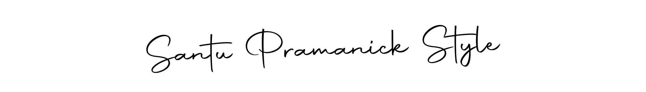 Create a beautiful signature design for name Santu Pramanick Style. With this signature (Autography-DOLnW) fonts, you can make a handwritten signature for free. Santu Pramanick Style signature style 10 images and pictures png