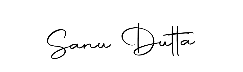 Use a signature maker to create a handwritten signature online. With this signature software, you can design (Autography-DOLnW) your own signature for name Sanu Dutta. Sanu Dutta signature style 10 images and pictures png