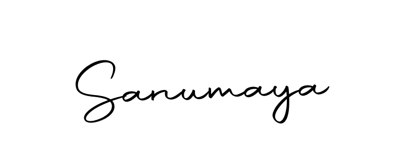 Make a beautiful signature design for name Sanumaya. With this signature (Autography-DOLnW) style, you can create a handwritten signature for free. Sanumaya signature style 10 images and pictures png