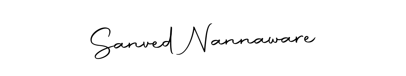 Also we have Sanved Nannaware name is the best signature style. Create professional handwritten signature collection using Autography-DOLnW autograph style. Sanved Nannaware signature style 10 images and pictures png