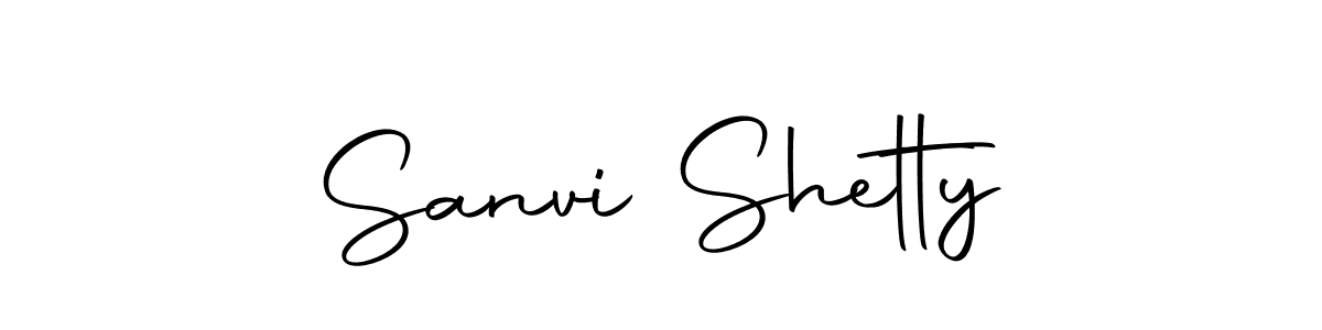 Use a signature maker to create a handwritten signature online. With this signature software, you can design (Autography-DOLnW) your own signature for name Sanvi Shetty. Sanvi Shetty signature style 10 images and pictures png