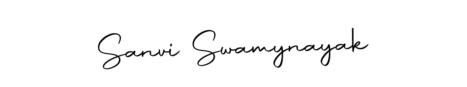 This is the best signature style for the Sanvi Swamynayak name. Also you like these signature font (Autography-DOLnW). Mix name signature. Sanvi Swamynayak signature style 10 images and pictures png