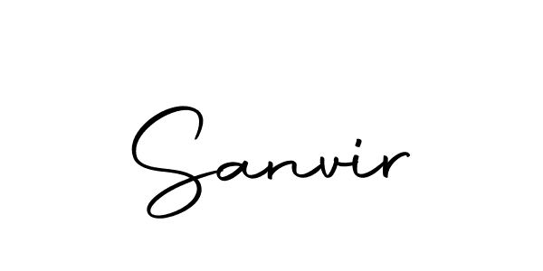 Sanvir stylish signature style. Best Handwritten Sign (Autography-DOLnW) for my name. Handwritten Signature Collection Ideas for my name Sanvir. Sanvir signature style 10 images and pictures png
